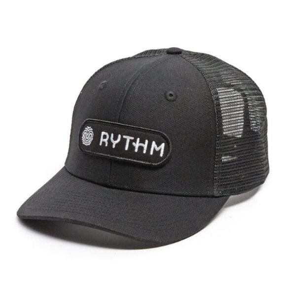 Rythm Black Mesh Trucker Hat Retail Price $28.00 - Picture 1 of 5